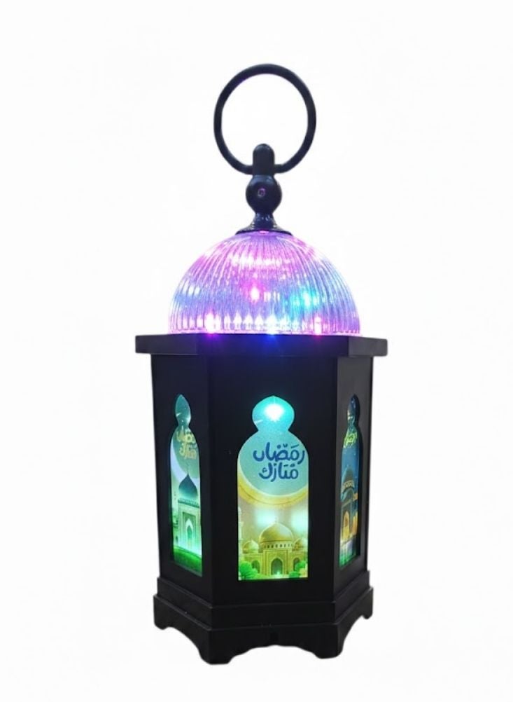 Premium Ramadan LED Lantern Light with Color Changing Lights – Islamic Decorative Lamp for Home - Image 1